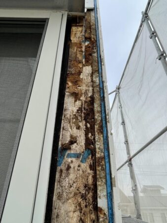 雨漏れして、胴縁材が腐れています。|外壁塗装・屋根塗装のことなら福岡市・糸島市のエコテックス